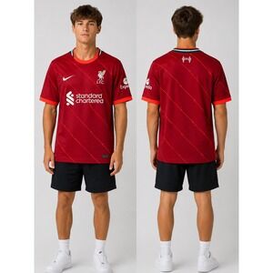 Nike Liverpool FC Soccer Jersey 2021 22 Home Red Small Dri Fit Shirt